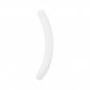 Piercing-Stab Banana PTFE Teflon Wei&szlig;
