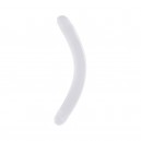 Barra Piercing Banana PTFE Tefl&oacute;n Transparente