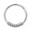 Metallized Spring 1.0mm/18G Clicker Piercing Ring