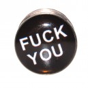 Lobus- / Ohr-Plug Chirurgenstahl 316L Fuck You