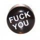 Lobus- / Ohr-Plug Chirurgenstahl 316L Fuck You