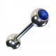 Langue Pierre Zircone Bleue Marine
