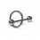 Slave Surgical Steel Tongue Ring w/ CBR Ring
