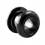 Rounded 316L Surgical Steel Blackline Earlob Tunnel