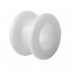 Tunnel Oreille / Lobe Acrylique Blanc Lait