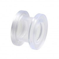 Transparent Acrylic Flesh Tunnel Ear Plug Stretcher Expander