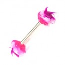 Nipple-Piercing Biokompatiblen Silikon Rosa / Lila