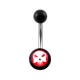 Nombril Acrylique Noir The Punisher
