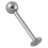 316L Surgical Steel Tragus / Labret Stud w/ Ball 2