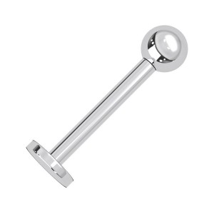 Labret- / Tragus-Piercing Chirurgenstahl 316L Kugel