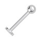 Piercing Tragus / Labret Acier Chirurgical 316L Boule