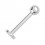 Piercing barato Tragus / Labret Acero Quirúrgico 316L Bola