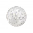Acrylic UV Transparent Piercing Glitter Only Ball