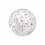 Piercing Kugel Acryl Transparent UV Glitzernd