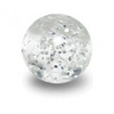 Acrylic UV Transparent Piercing Glitter Only Ball