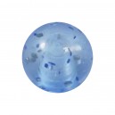 Bola de Piercing Acrílico Azul Claro UV Lentejuelae