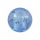 Bola de Piercing Acrílico Azul Claro UV Lentejuelae