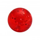 Bola de Piercing Acrílico Rojo UV Lentejuelae