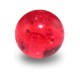 Acrylic UV Red Piercing Glitter Only Ball
