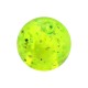 Bola de Piercing Acrílico Verde UV Lentejuelae