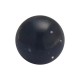Boule de Piercing Acrylique Noire UV Scintillante