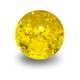Acrylic UV Yellow Piercing Glitter Only Ball