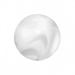 Bola de Piercing Acrílico Blancoa UV Veteadoe