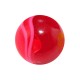 Acrylic UV Red Piercing Marbled Only Ball