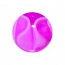 Acrylic UV Purple Piercing Marbled Only Ball