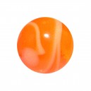 Bola de Piercing Acrílico Naranja UV Veteadoe
