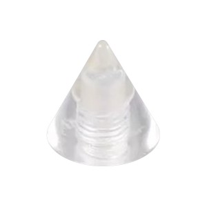 Einzelne Piercing-Spitze Acryl Transparent UV