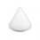 Acrylic UV White Barbell Only Spike