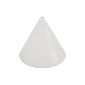 Einzelne Piercing-Spitze Acryl Weiß UV Seul
