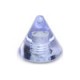 Transparent Acrylic UV Light Blue Barbell Only Spike