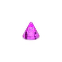 Transparent Acrylic UV Purple Barbell Only Spike
