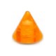 Spike de Piercing Acrílico Naranja Transparente UV Sólo