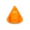 Transparent Acrylic UV Orange Barbell Only Spike
