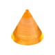 Pique de Piercing Acrylique Orange Transparent UV Seul