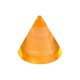 Spike de Piercing Acrílico Naranja Transparente UV Sólo