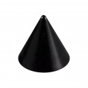 Pique de Piercing Acrylique Noir UV Seul