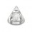 Acrylic UV Transparent Piercing Glitter Only Spike
