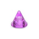 Acrylic UV Purple Piercing Glitter Only Spike