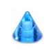 Acrylic UV Navy Blue Piercing Glitter Only Spike