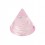 Einzelne Piercing-Spitze Acryl Rosa UV Glitzernd