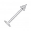 Piercing Tragus / Labret Acier Chirurgical 316L Pique