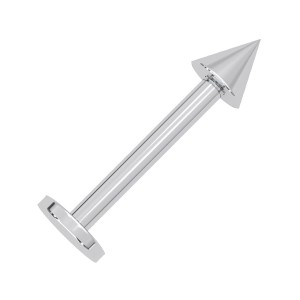 316L Surgical Steel Tragus / Labret Piercing Bar Stud w/ Spike