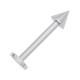 Labret- / Tragus-Piercing Chirurgenstahl 316L Spitze