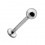 Piercing Labret Anodisé Bleu Boule
