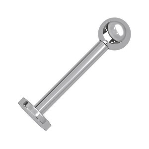 G23 Titanium Lip / Labret Stud Bar Piercing w/ Ball