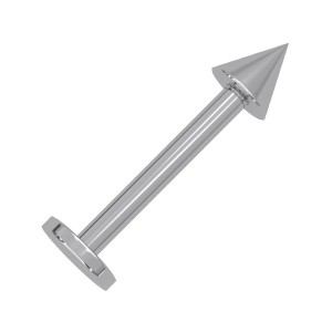 Labret- / Lippenpiercing Titan 23G Spitze